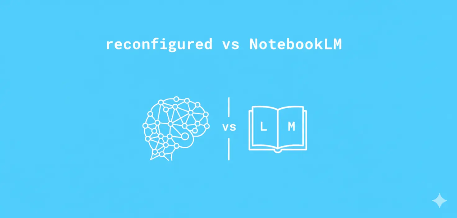 reconfigured vs NotebookLM: A Better Research Workflow